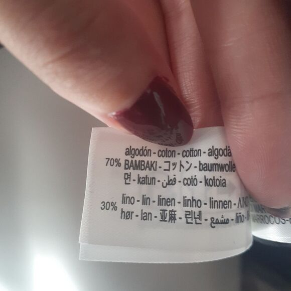 Zara Cotton/linen Blend Grey Button Up Shirt - Picture 10 of 16